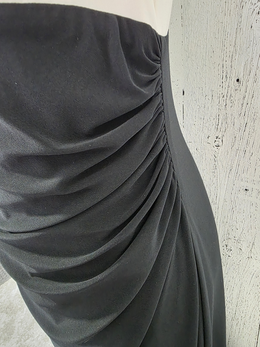 Lauren Ralph Lauren Black & Ivory Beaded Halter Maxi Dress Size 10, Formal Wear - Picture 4 of 16